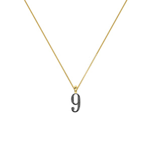 Lucky Number 9 Necklace