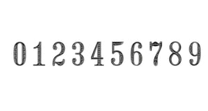 Lucky Number Ring Single Digit