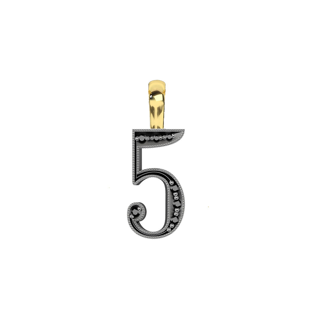 IN STOCK Lucky Number 5 Pendant
